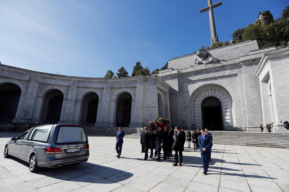 Exhumación de Franco en el Valle de los Caídos