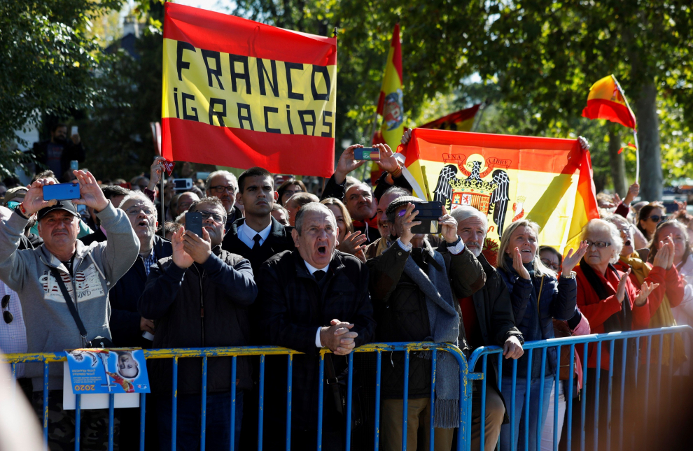 La exhumación de Franco, en imágenes