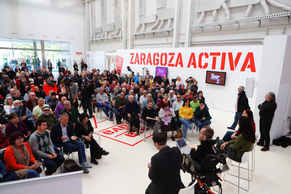 Cierre de campaña de Unidas Podemos en Zaragoza