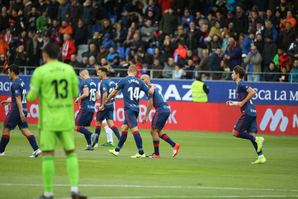 El partido entre la SD Huesca y el Oviedo