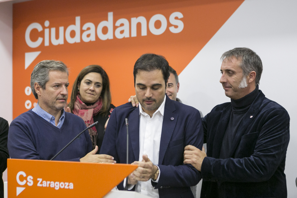 ARAGON ELECCIONES SEDE CIUDADANOS RODRIGO GOMEZ / 10-11-2019 / FOTO: ARANZAZU NAVARRO [[[FOTOGRAFOS]]]