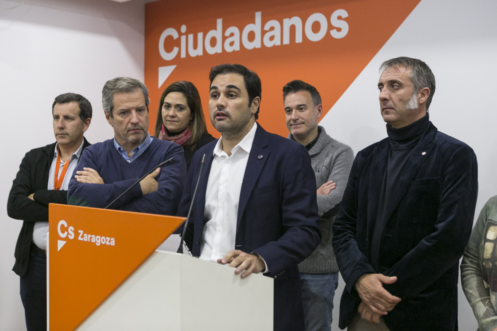 ARAGON ELECCIONES SEDE CIUDADANOS RODRIGO GOMEZ / 10-11-2019 / FOTO: ARANZAZU NAVARRO [[[FOTOGRAFOS]]]