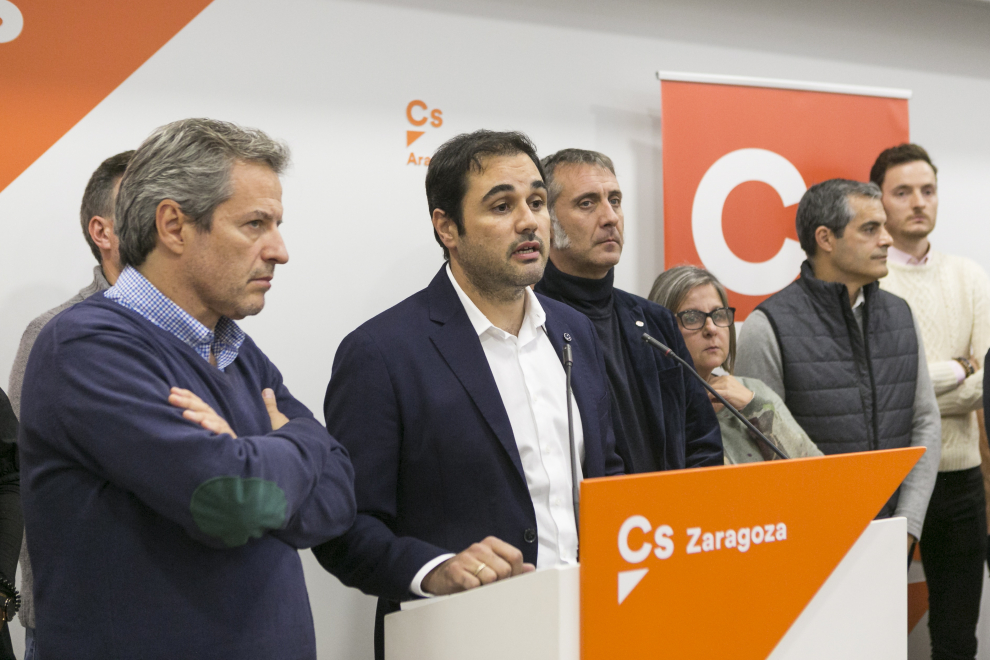 ARAGON ELECCIONES SEDE CIUDADANOS RODRIGO GOMEZ / 10-11-2019 / FOTO: ARANZAZU NAVARRO [[[FOTOGRAFOS]]]