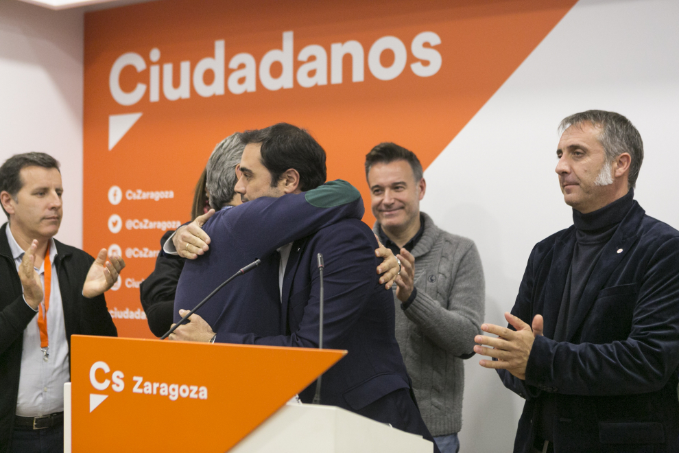 ARAGON ELECCIONES SEDE CIUDADANOS RODRIGO GOMEZ / 10-11-2019 / FOTO: ARANZAZU NAVARRO [[[FOTOGRAFOS]]]