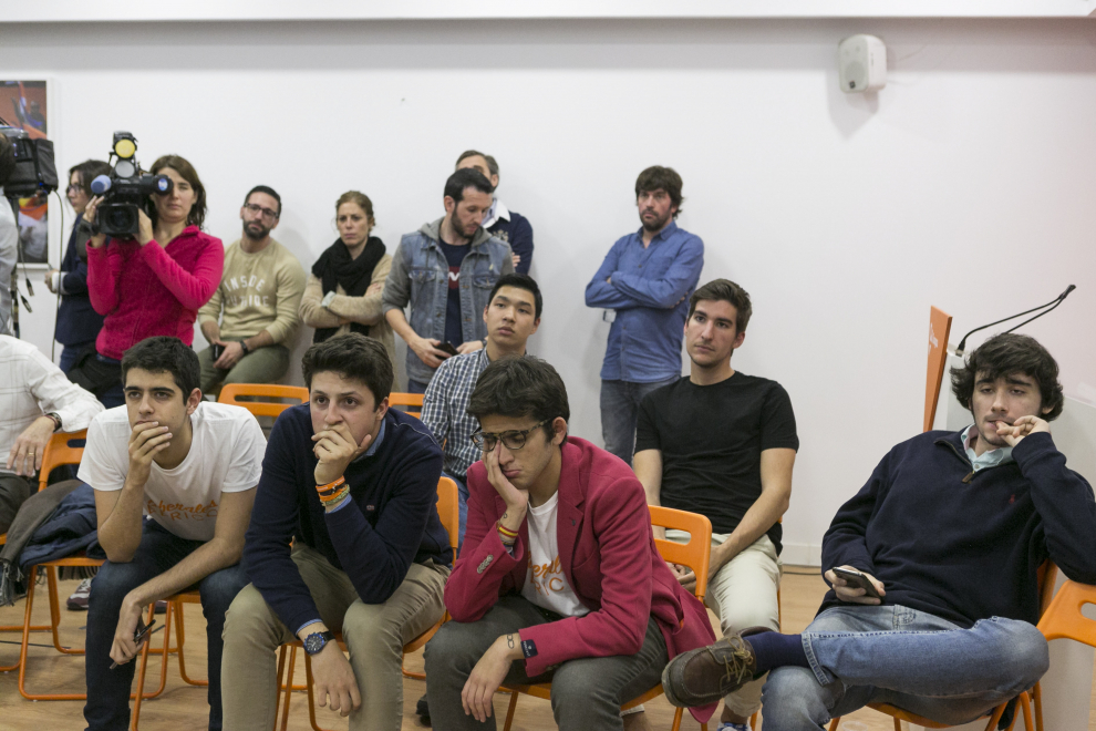 ARAGON ELECCIONES SEDE CIUDADANOS RODRIGO GOMEZ / 10-11-2019 / FOTO: ARANZAZU NAVARRO [[[FOTOGRAFOS]]]