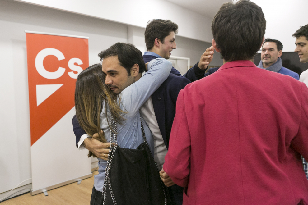 ARAGON ELECCIONES SEDE CIUDADANOS RODRIGO GOMEZ / 10-11-2019 / FOTO: ARANZAZU NAVARRO [[[FOTOGRAFOS]]]