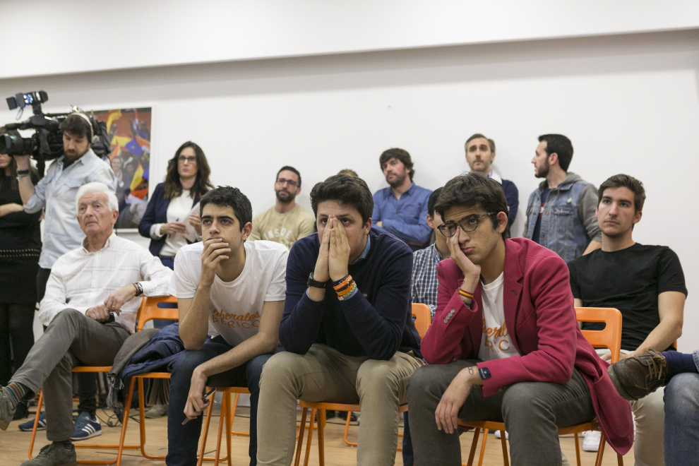 ARAGON ELECCIONES SEDE CIUDADANOS RODRIGO GOMEZ / 10-11-2019 / FOTO: ARANZAZU NAVARRO [[[FOTOGRAFOS]]]