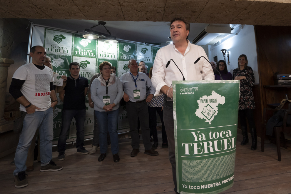 Teruel Existe, el partido más votado en la provincia de Teruel.