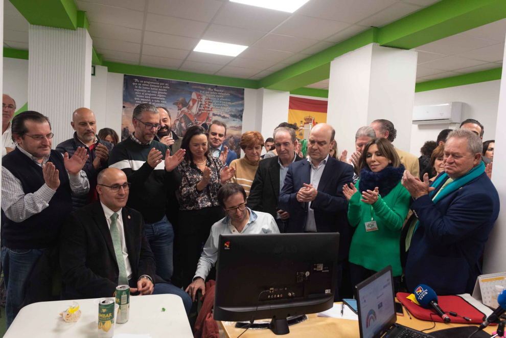 NOCHE DE ELECCIONES GENERALES EN LA SEDE DE VOX / 10-11-2019 / FOTOS: FRANCISCO JIMENEZ [[[FOTOGRAFOS]]]