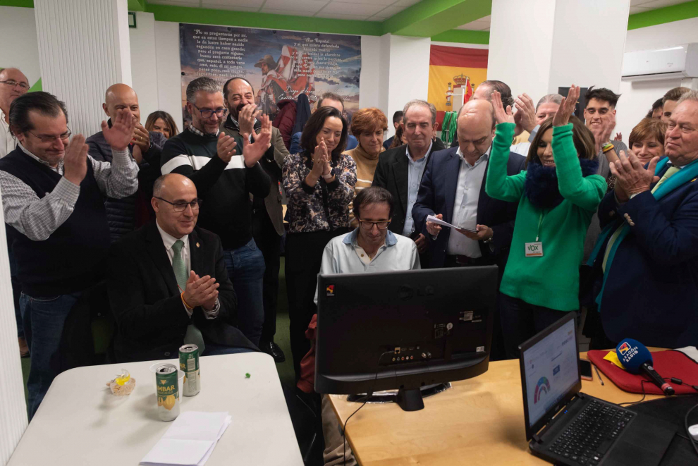 NOCHE DE ELECCIONES GENERALES EN LA SEDE DE VOX / 10-11-2019 / FOTOS: FRANCISCO JIMENEZ [[[FOTOGRAFOS]]]