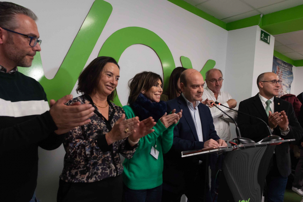 NOCHE DE ELECCIONES GENERALES EN LA SEDE DE VOX / 10-11-2019 / FOTOS: FRANCISCO JIMENEZ [[[FOTOGRAFOS]]]