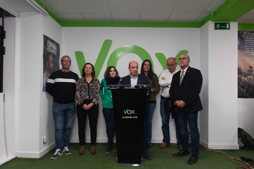 NOCHE DE ELECCIONES GENERALES EN LA SEDE DE VOX / 10-11-2019 / FOTOS: FRANCISCO JIMENEZ [[[FOTOGRAFOS]]]