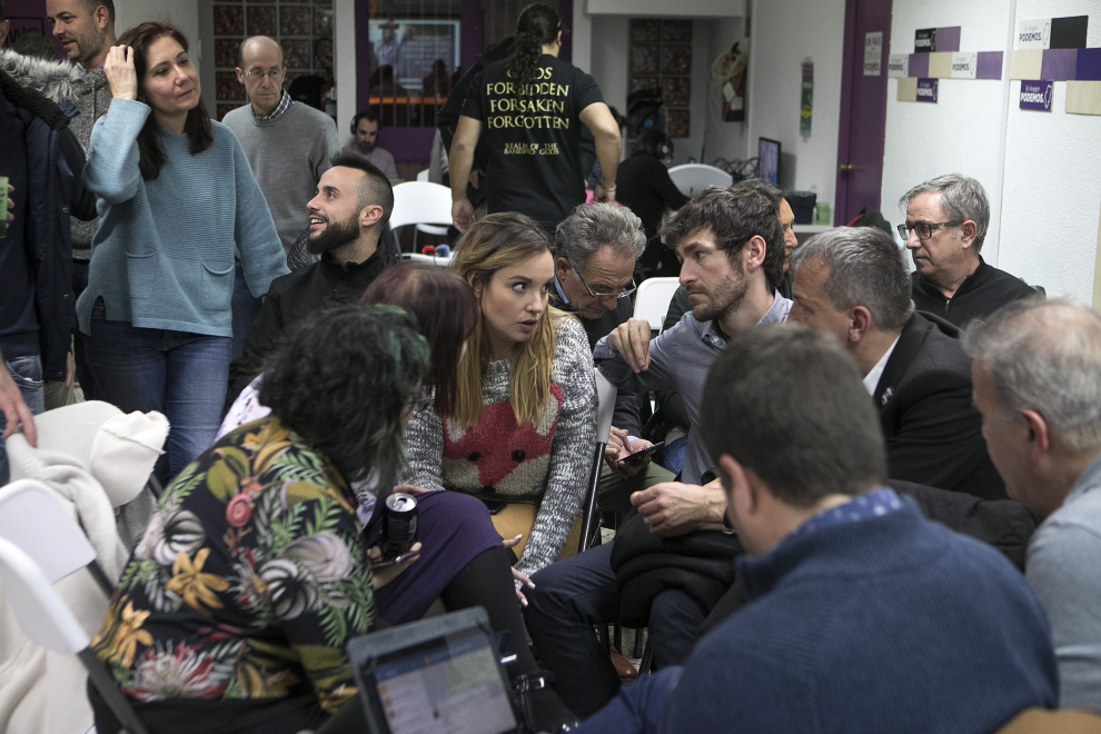 Sede Unidas Podemos en Zaragoza.