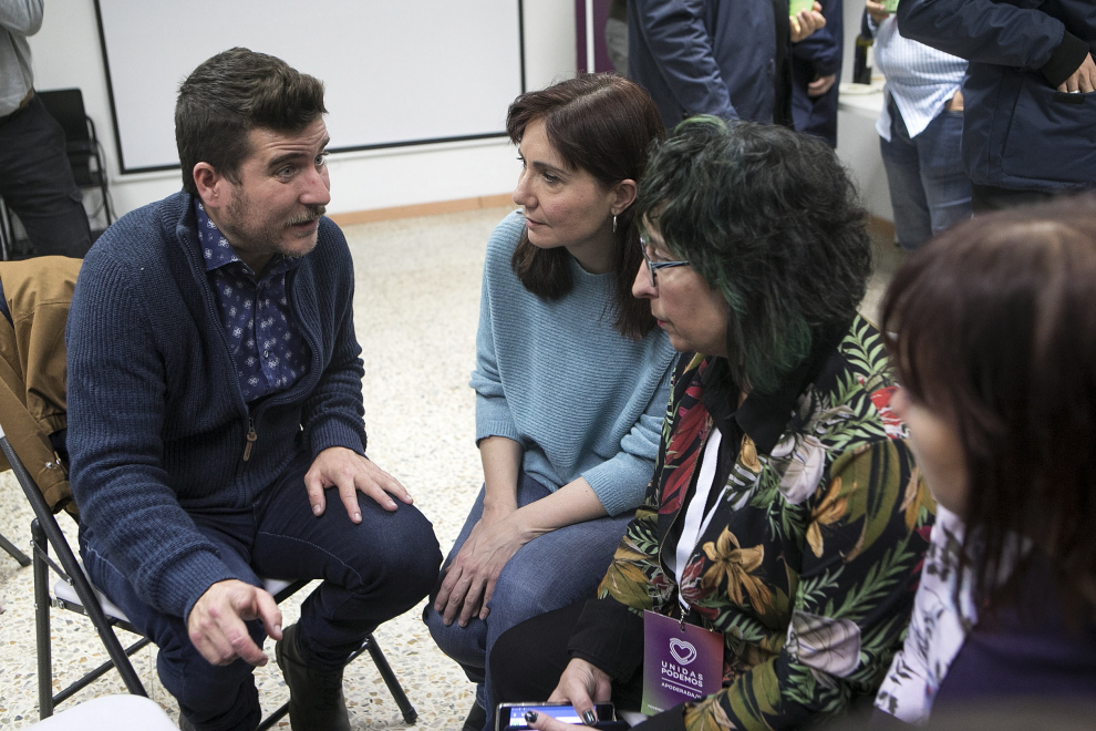 Sede Unidas Podemos en Zaragoza.