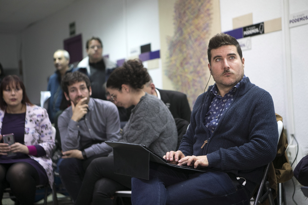 Sede Unidas Podemos en Zaragoza.