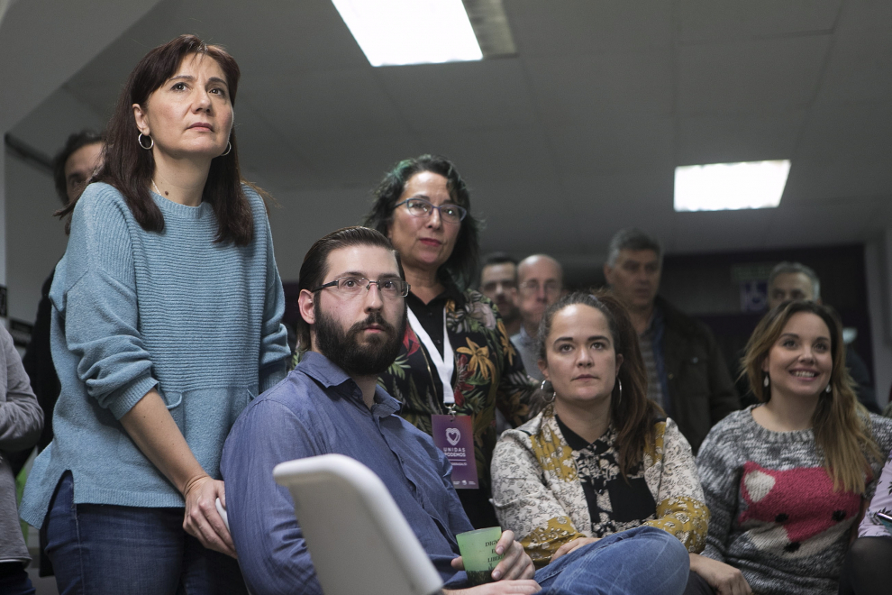 Sede Unidas Podemos en Zaragoza.