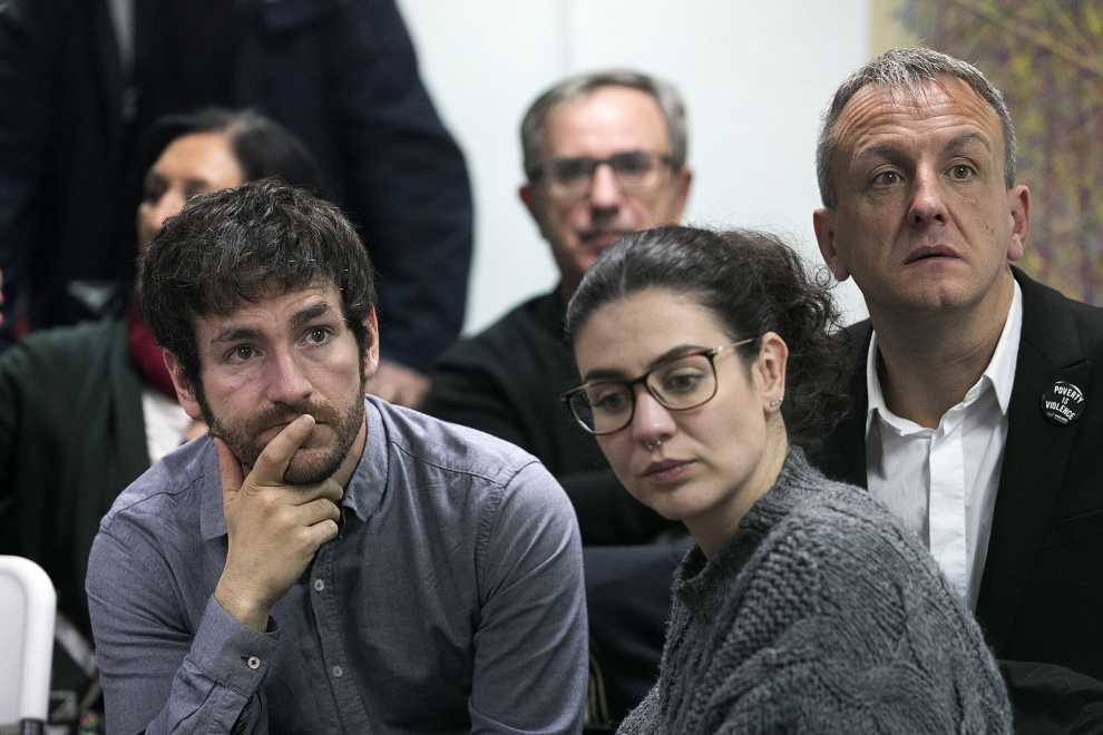 Sede Unidas Podemos en Zaragoza.