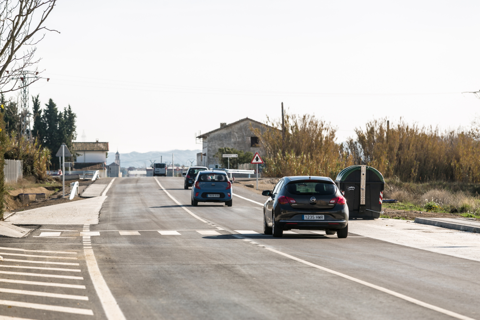 La DPZ ha terminado de arreglar la carretera de Pastriz