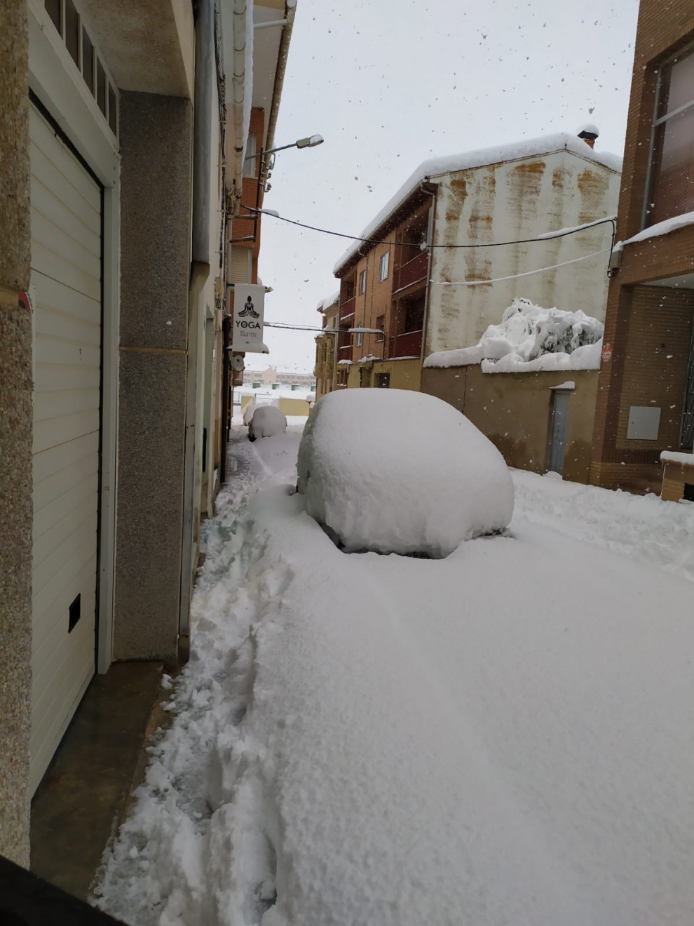 Así están las calles de Andorra este martes por la mañana.