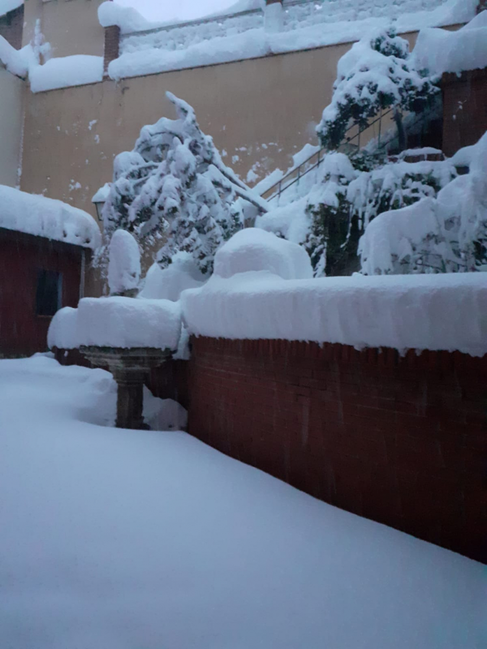 Nevada de este martes en Andorra, donde se ha acumulado medio metro de nieve.