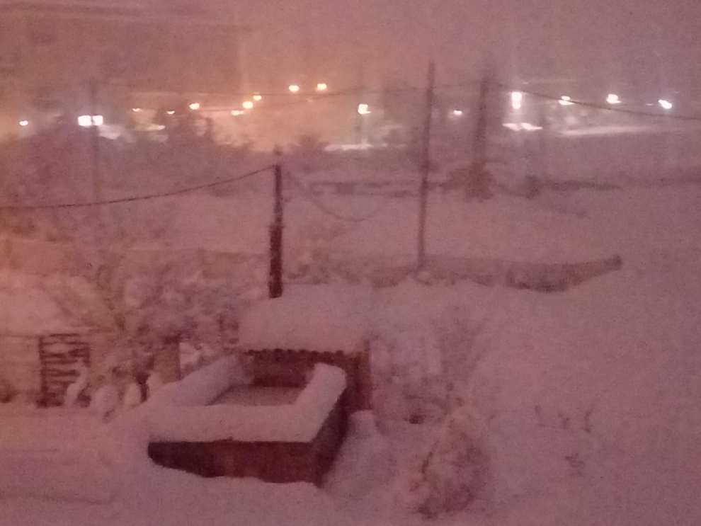 Nevada de este martes en Andorra, donde se ha acumulado medio metro de nieve.