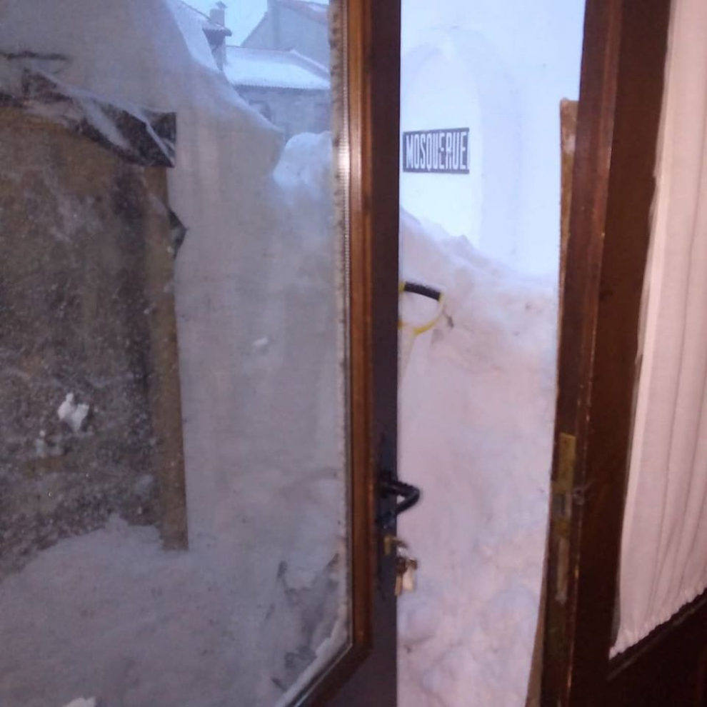 Nevada en Mosqueruela.