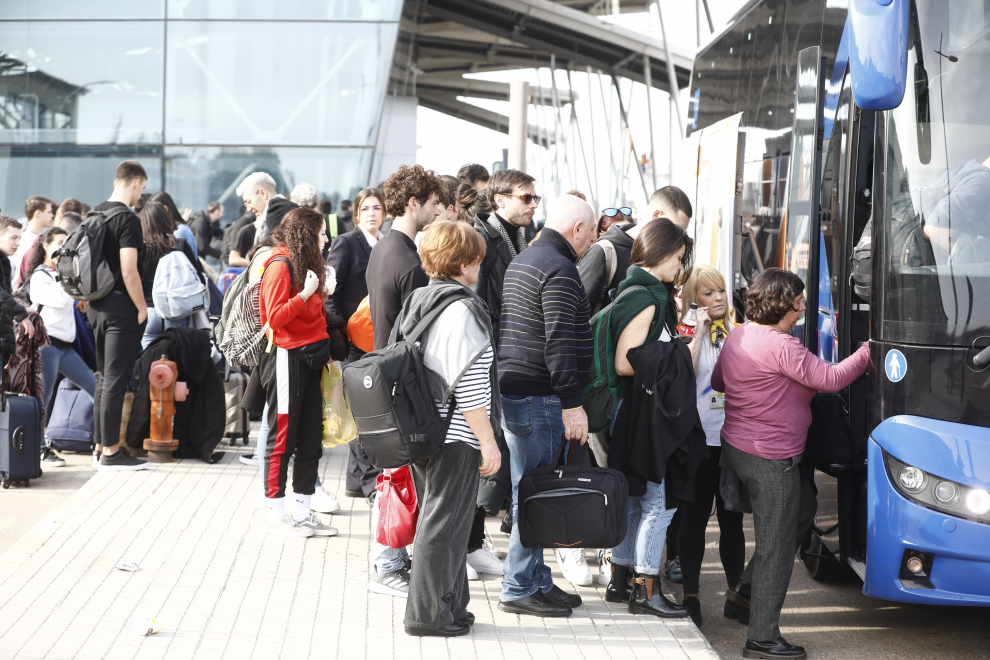 Vuelos desviados a Zaragoza