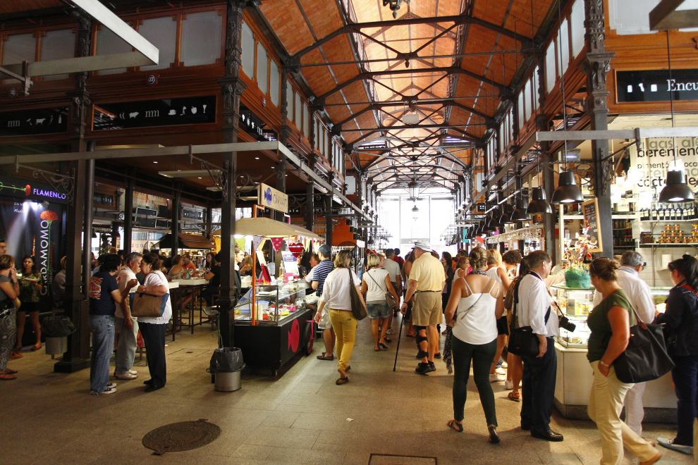 El popular Mercado de San Miguel de Madrid, una de las lonjas más famosas del mundo.