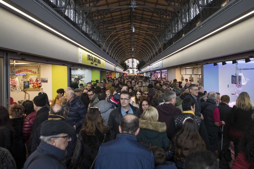 Gran afluencia de público en el primer fin de semana del nuevo Mercado Central