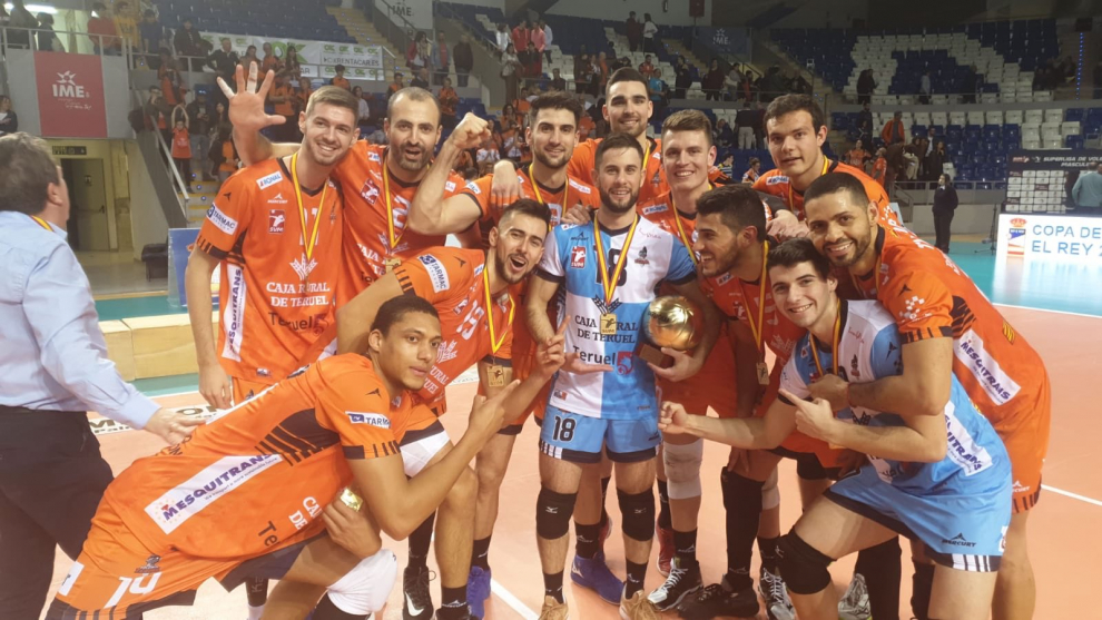 El CV Teruel gana la Copa del Rey de voleibol
