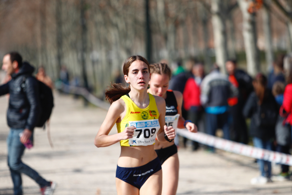 XXV Cross Olimpo-Memorial Miguel Navarro, prueba del Campeonato de Aragón individual en el Parque Oliver de Zaragoza