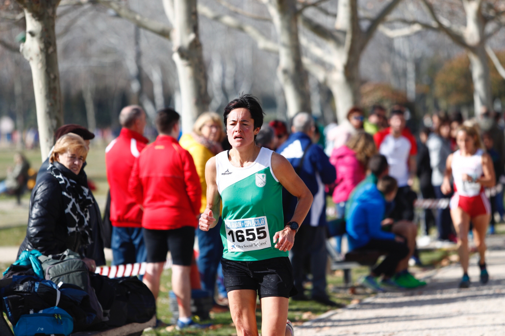 XXV Cross Olimpo-Memorial Miguel Navarro, prueba del Campeonato de Aragón individual en el Parque Oliver de Zaragoza