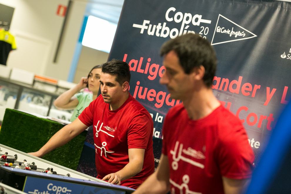 El Corte Inglés de Puerto Venecia en Zaragoza celebra este fin de semana la Copa Futbolín