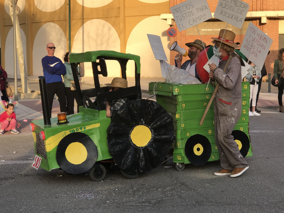 Ejea celebra un multitudinario carnaval con los más pequeños como protagonistas
