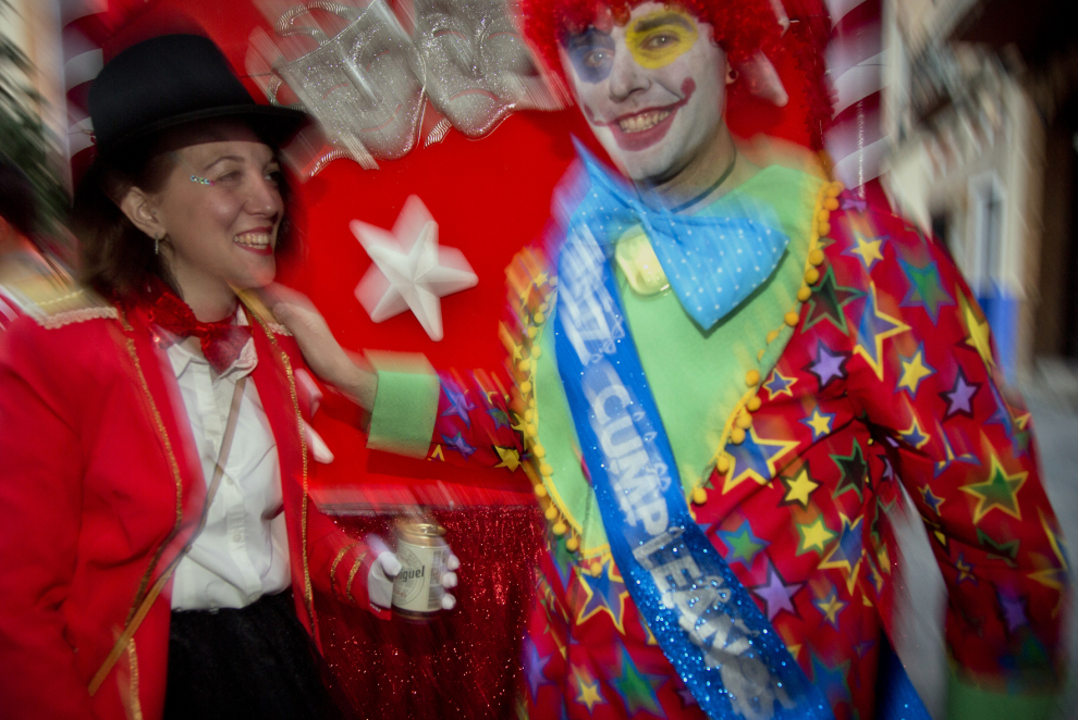 Imágenes de la fiesta del carnaval celebrada en Calatayud.