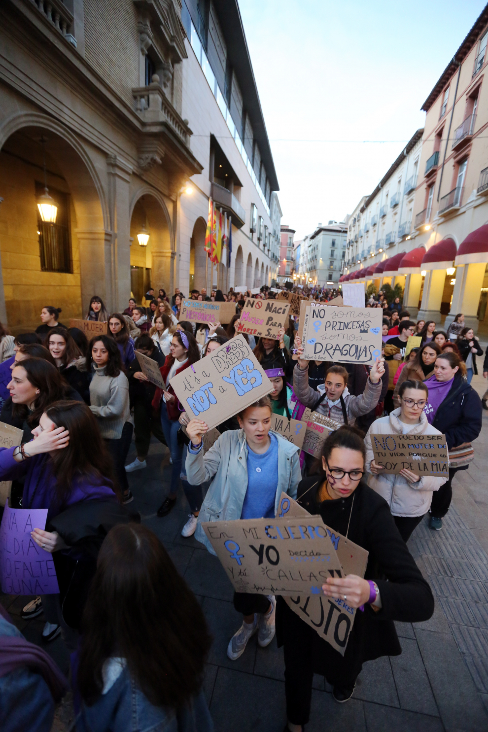 Fotos De La Manifestación Del 8M En Huesca