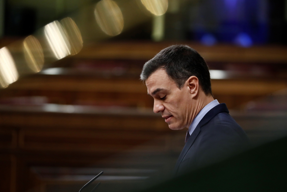Pedro Sánchez explica en el Congreso el estado de alarma