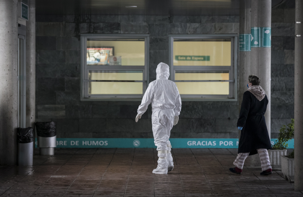 URGENCIAS DEL HOSPITAL MIGUEL SERVET DE ZARAGOZA / CORONAVIRUS / 31/03/2020 / FOTO : OLIVER DUCH [[[FOTOGRAFOS]]]