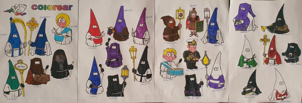 dibujos infantiles de Semana Santa