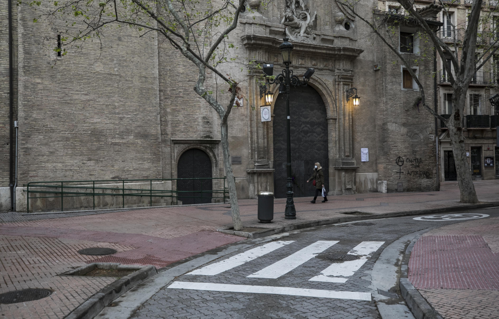 Semana Santa en Zaragoza, diferencias entre la de 2019 y 2020