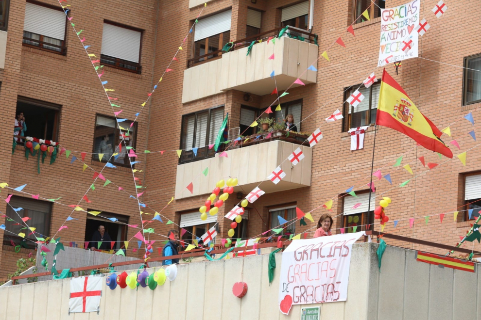 Celebración del Día de San Jorge en Huesca.