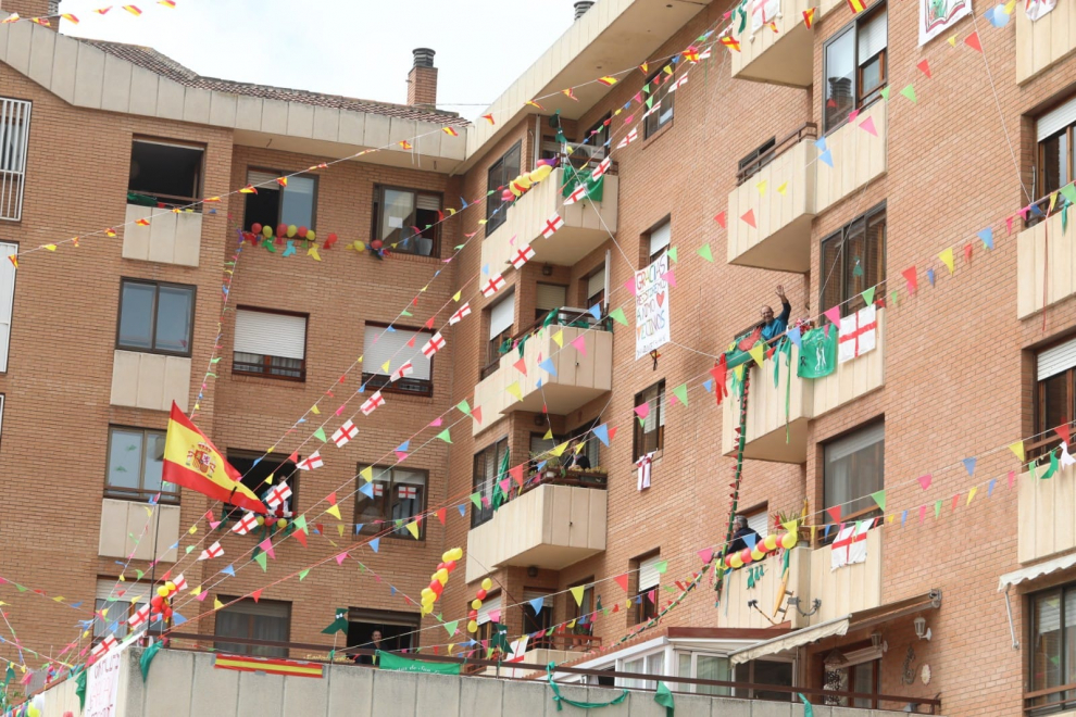 Celebración del Día de San Jorge en Huesca.