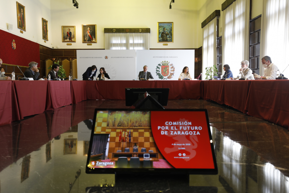 Azcón preside la Comisión por el Futuro de Zaragoza