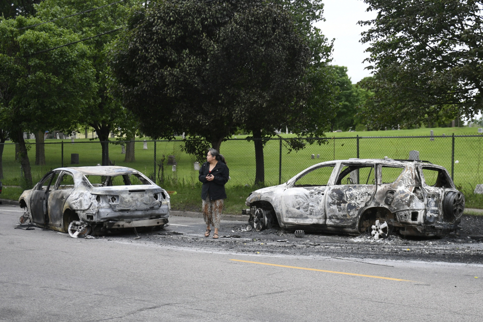 Police abuse protest in wake of George Floyd death in Minnesota