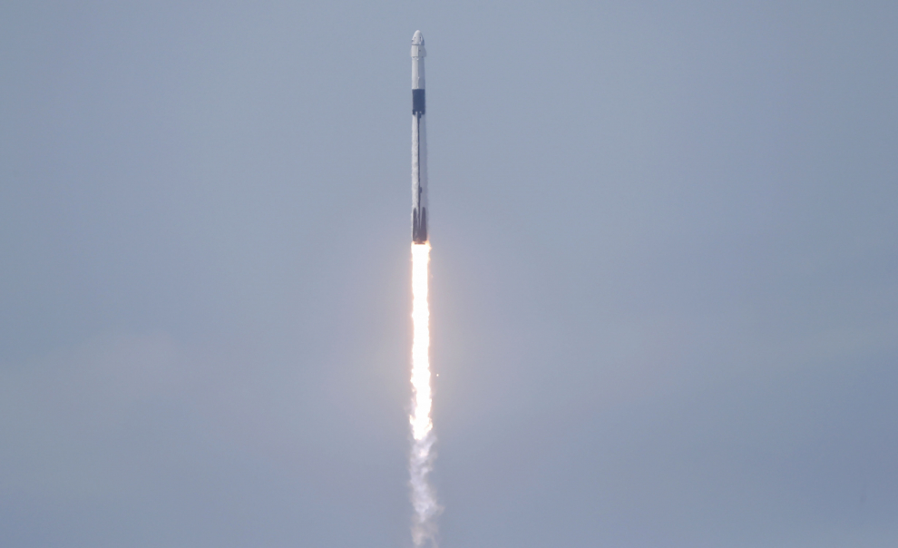SpaceX Crew Dragon Demo2 manned space mission launches from Kennedy Space Center