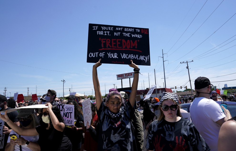 Black Lives Matter protest in Oklahoma City
