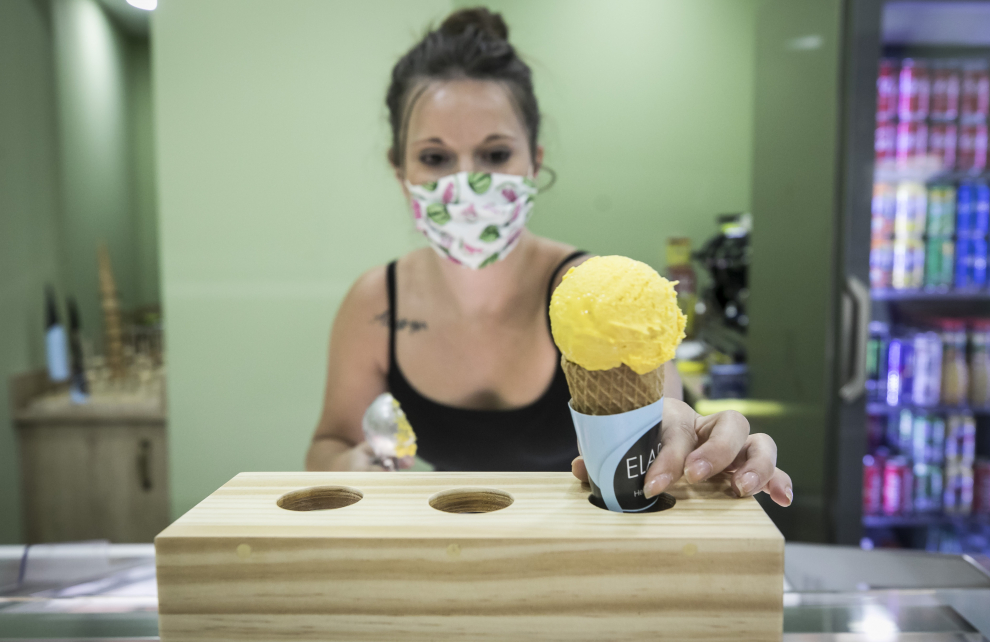 Elarte Nuevos helados con sabor aragonés, en Zaragoza