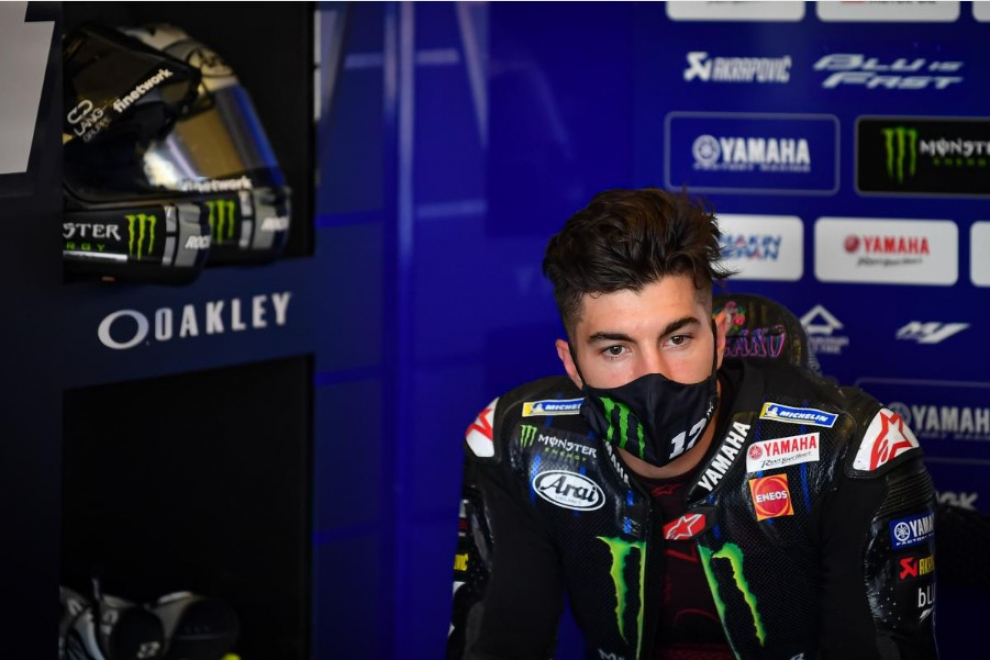Maverick Vinales, Monster Energy Yamaha MotoGP, en los test de Jerez