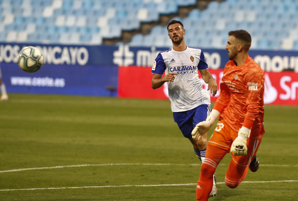 Partido Real Zaragoza-Ponferradina, de la última jornada de Segunda División, en La Romareda