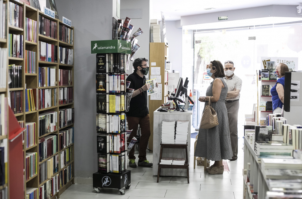 Celebración del Día del Libro, Librería Central de Zaragoza